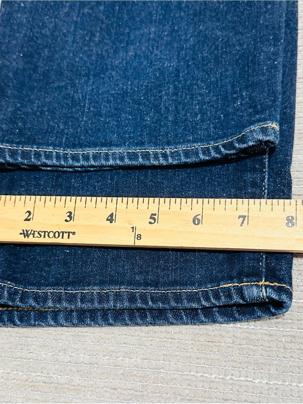 Polo Ralph Lauren Men's Dark Indigo Blue Denim Jeans Authentic Size 44x32